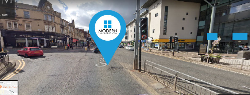 showing location