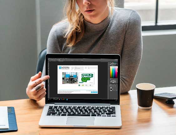 showing window graphic design